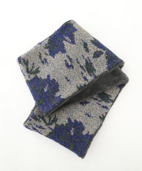 osharewalker（オシャレウォーカー）の「『ジャカードニットスヌード』（ネックウォーマー/スヌード・レディース・ブルー/レッド・FREE）」の10枚目の写真