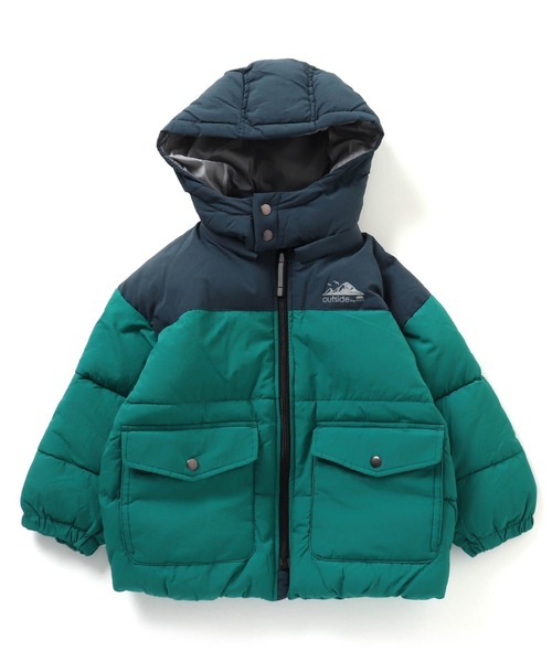 F.O.KIDS(エフオーキッズ)の「F.O.KIDS/エフオーキッズ ふわ軽インサレーションアウター(ダウンジャケット/コート・キッズ・マルチ/ブラック/パープル/エメラルド/オレンジ/カモフラージュ/ベージュ/レインボー・150/130/140)」の4枚目の写真