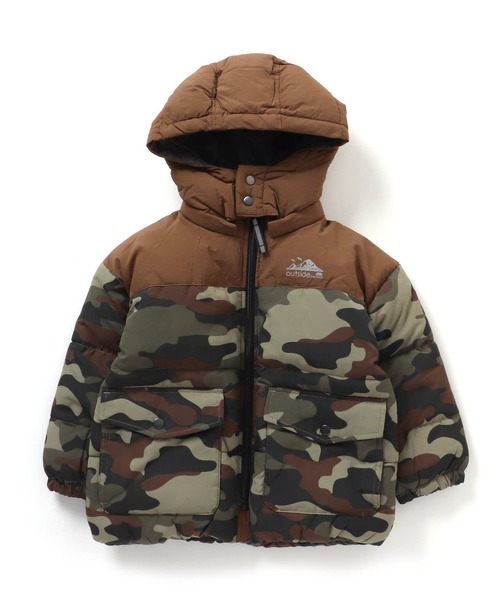 F.O.KIDS(エフオーキッズ)の「F.O.KIDS/エフオーキッズ ふわ軽インサレーションアウター(ダウンジャケット/コート・キッズ・マルチ/ブラック/パープル/エメラルド/オレンジ/カモフラージュ/ベージュ/レインボー・150/130/140)」の8枚目の写真