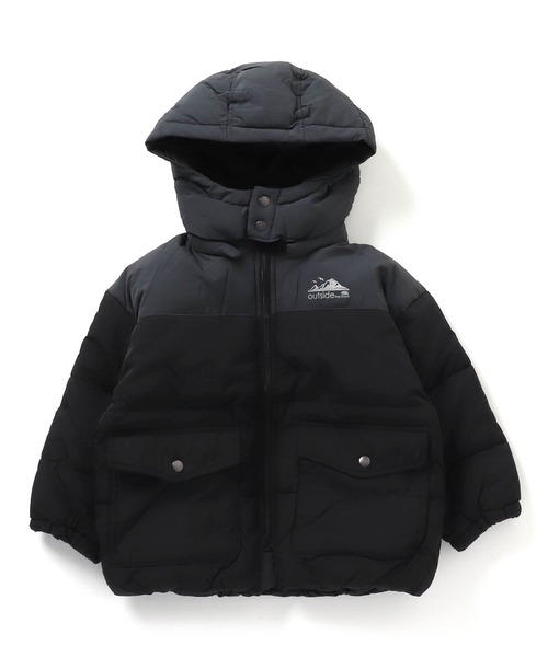 F.O.KIDS(エフオーキッズ)の「F.O.KIDS/エフオーキッズ ふわ軽インサレーションアウター(ダウンジャケット/コート・キッズ・マルチ/ブラック/パープル/エメラルド/オレンジ/カモフラージュ/ベージュ/レインボー・150/130/140)」の2枚目の写真