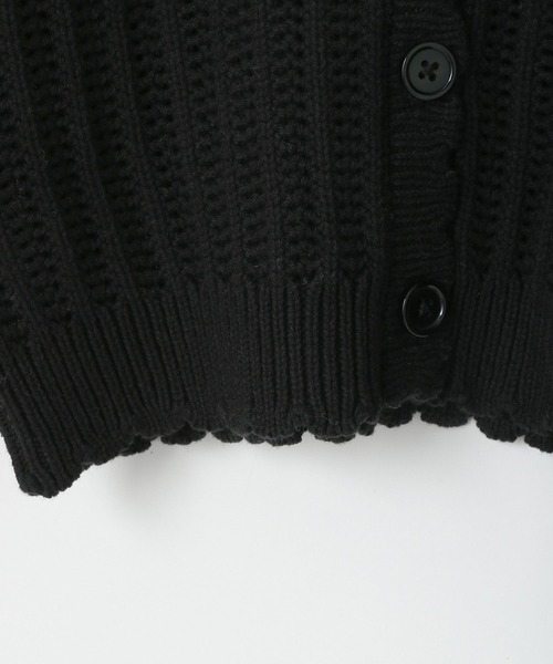 LOWRYS FARM（ローリーズファーム）の「リボンモチーフカーディガン　983904（カーディガン/ボレロ・キッズ・ピンク/ブラック/ホワイト・130cm/120cm/150cm/140cm/110cm）」の7枚目の写真