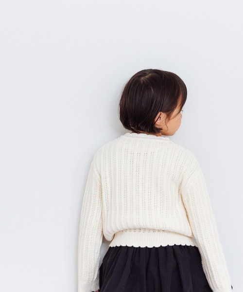 LOWRYS FARM（ローリーズファーム）の「リボンモチーフカーディガン　983904（カーディガン/ボレロ・キッズ・ピンク/ブラック/ホワイト・130cm/120cm/150cm/140cm/110cm）」の18枚目の写真