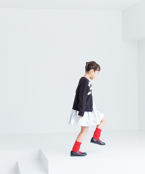 LOWRYS FARM（ローリーズファーム）の「リボンモチーフカーディガン　983904（カーディガン/ボレロ・キッズ・ピンク/ブラック/ホワイト・130cm/120cm/150cm/140cm/110cm）」の21枚目の写真