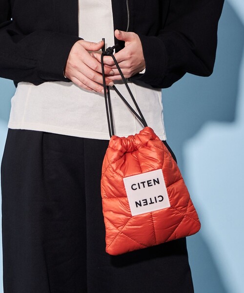 CITEN＞パデッド キンチャク ショルダー（ショルダーバッグ