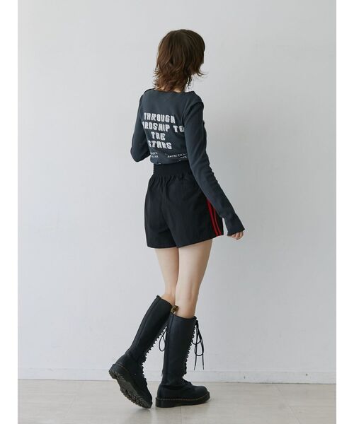 jouetie（ジュエティ）の「サイドラインキックパンツ（その他パンツ・レディース・グリーン/ブラック・MEDIUM）」の7枚目の写真