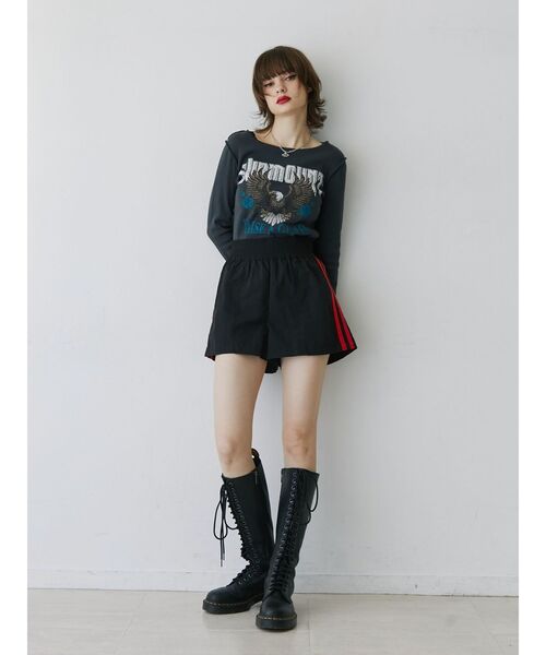 jouetie（ジュエティ）の「サイドラインキックパンツ（その他パンツ・レディース・グリーン/ブラック・MEDIUM）」の8枚目の写真