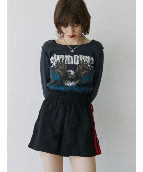 jouetie（ジュエティ）の「サイドラインキックパンツ（その他パンツ・レディース・グリーン/ブラック・MEDIUM）」の10枚目の写真