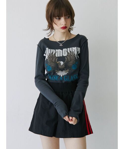 jouetie（ジュエティ）の「サイドラインキックパンツ（その他パンツ・レディース・グリーン/ブラック・MEDIUM）」の12枚目の写真