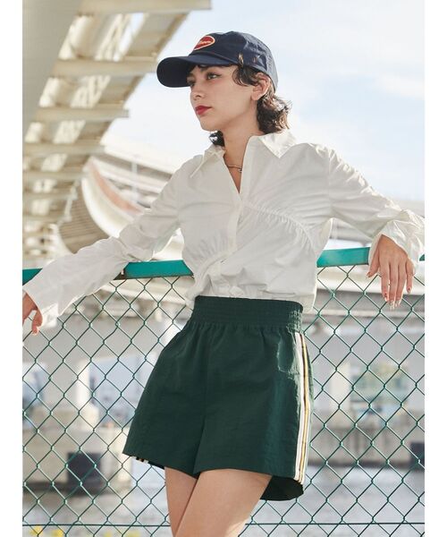 jouetie（ジュエティ）の「サイドラインキックパンツ（その他パンツ・レディース・グリーン/ブラック・MEDIUM）」の22枚目の写真