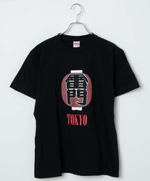 WEGO/雷門モチーフプリントT