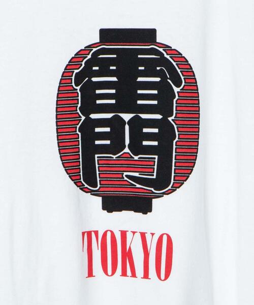 WEGO(ウィゴー)の「WEGO/雷門モチーフプリントT(Tシャツ/カットソー・メンズ・ブラック/ホワイト・LARGE/XX-LARGE/X-LARGE)」の3枚目の写真