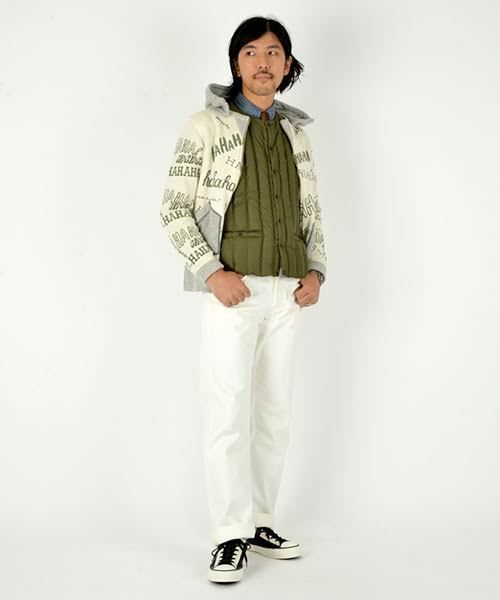 Rocky Mountain FeatherBed（ロッキー マウンテン フェザーベッド）の「ROCKY MOUNTAIN FEATHERBED × fennica / ＜Men’s＞6Month Down vest （ダウンベスト・メンズ・オリーブ・38/42/40/36）」の4枚目の写真