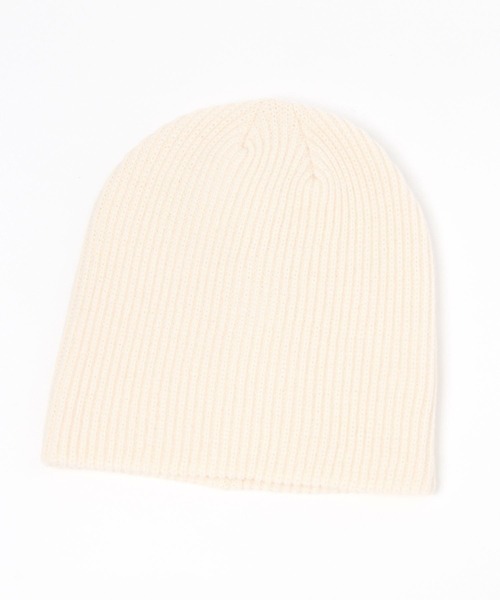 LAKOLE（ラコレ）の「アクリル畦ワッチ / 989464（ニットキャップ/ビーニー・レディース・ブラック/オフホワイト/グレー/サンドグレー・FREE）」の6枚目の写真