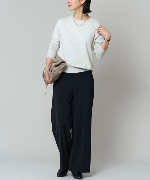 BARNYARDSTORM(バンヤードストーム)の「BARNYARDSTORM / ボートハイゲージニット【WEB限定カラー】(ニット/セーター・レディース・ピンク/ブルー/ライトグレー/チャコールグレー・0/1)」の20枚目の写真