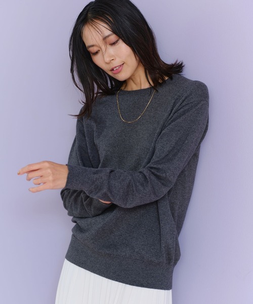 BARNYARDSTORM(バンヤードストーム)の「BARNYARDSTORM / ボートハイゲージニット【WEB限定カラー】(ニット/セーター・レディース・ピンク/ブルー/ライトグレー/チャコールグレー・0/1)」の22枚目の写真