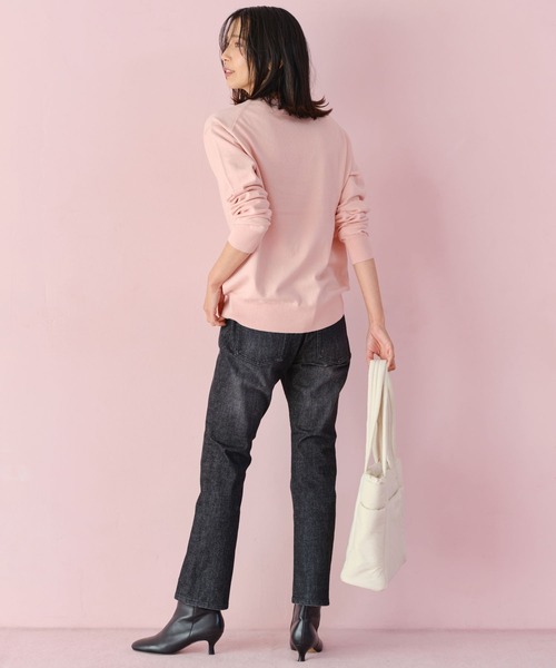 BARNYARDSTORM(バンヤードストーム)の「BARNYARDSTORM / ボートハイゲージニット【WEB限定カラー】(ニット/セーター・レディース・ピンク/ブルー/ライトグレー/チャコールグレー・0/1)」の14枚目の写真