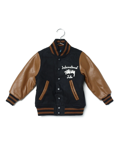STUSSY（ステューシー）の「Kids Marshall Jacket（ブルゾン・キッズ・ネイビー/ブラック・SMALL/LARGE/MEDIUM）」の2枚目の写真