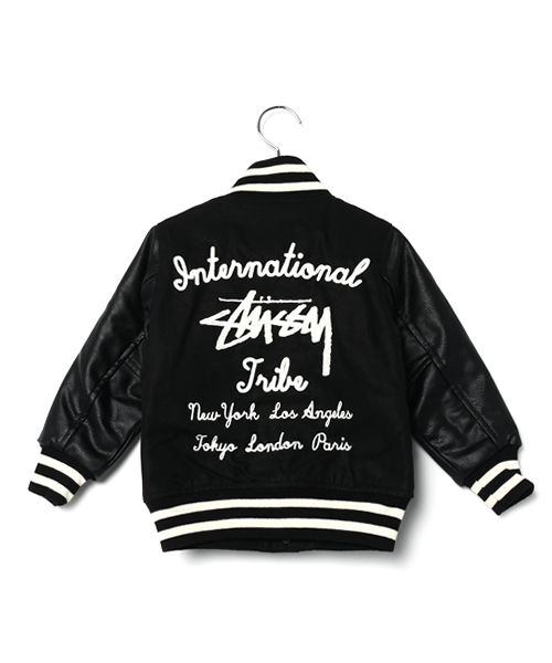 STUSSY（ステューシー）の「Kids Marshall Jacket（ブルゾン・キッズ・ネイビー/ブラック・SMALL/LARGE/MEDIUM）」の3枚目の写真