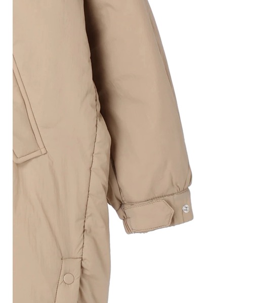 earth music&ecology(アースミュージックアンドエコロジー)の「2way中綿モッズコート(モッズコート・レディース・ブラック/ベージュ/その他8・M/L)」の7枚目の写真