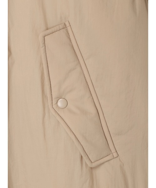 earth music&ecology(アースミュージックアンドエコロジー)の「2way中綿モッズコート(モッズコート・レディース・ブラック/ベージュ/その他8・M/L)」の10枚目の写真