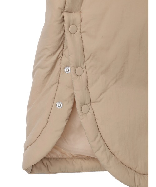 earth music&ecology(アースミュージックアンドエコロジー)の「2way中綿モッズコート(モッズコート・レディース・ブラック/ベージュ/その他8・M/L)」の11枚目の写真