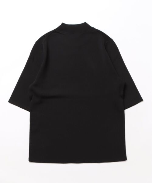 allureville(アルアバイル)の「◇総針モックネック5分袖プルオーバー(ニット/セーター・レディース・ブラック/ブルー/ベージュ/オフホワイト・2)」の13枚目の写真