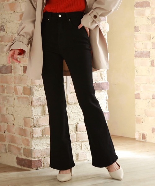 セール】タイトフレアデニム（デニムパンツ）｜archives（アルシーヴ