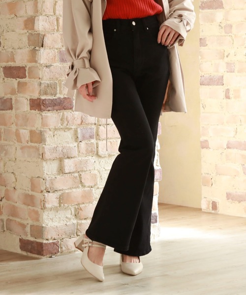 archives（アルシーヴ）の「タイトフレアデニム（デニムパンツ・レディース・グレー/ブルー/ブラック・MEDIUM/SMALL）」の13枚目の写真