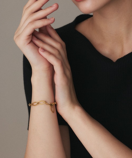 CENE（セネ）の「【CENE】セネ/レジットブレスレット（ブレスレット・レディース・シルバー/ゴールド・FREE）」の5枚目の写真