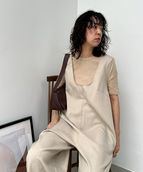 Lajour｜Uネックオールインワン | Rakuten Fashion(楽天