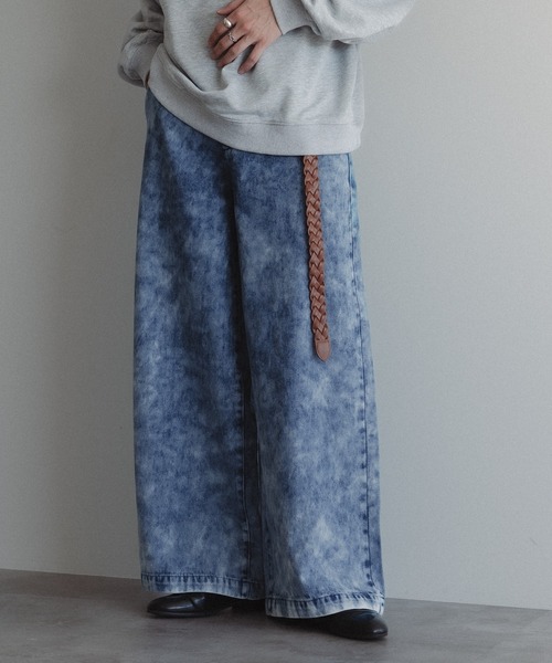 epnok（エプノック）の「アソートデニムワイドパンツ（デニムパンツ・メンズ・ブラック/サックスブルー/チャコールグレー・SMALL/MEDIUM/LARGE）」の3枚目の写真