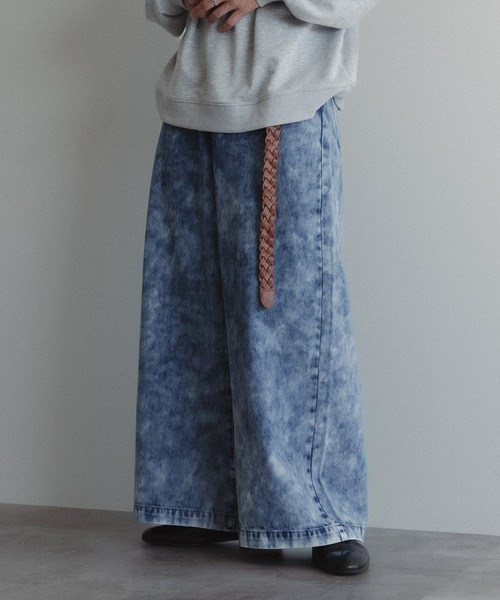 epnok（エプノック）の「アソートデニムワイドパンツ（デニムパンツ・メンズ・ブラック/サックスブルー/チャコールグレー・SMALL/MEDIUM/LARGE）」の18枚目の写真