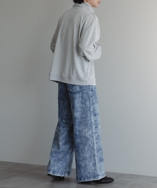 epnok（エプノック）の「アソートデニムワイドパンツ（デニムパンツ・メンズ・ブラック/サックスブルー/チャコールグレー・SMALL/MEDIUM/LARGE）」の14枚目の写真