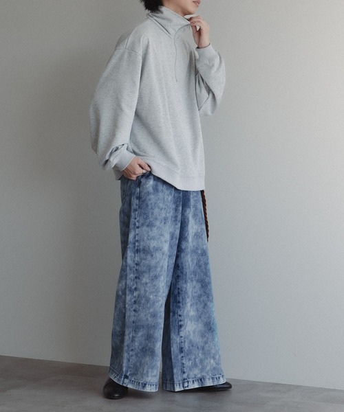 epnok（エプノック）の「アソートデニムワイドパンツ（デニムパンツ・メンズ・ブラック/サックスブルー/チャコールグレー・SMALL/MEDIUM/LARGE）」の17枚目の写真