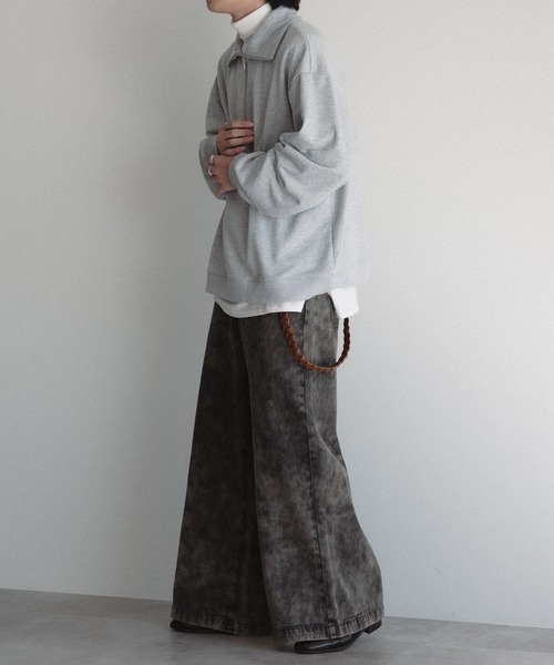 epnok（エプノック）の「アソートデニムワイドパンツ（デニムパンツ・メンズ・ブラック/サックスブルー/チャコールグレー・SMALL/MEDIUM/LARGE）」の11枚目の写真