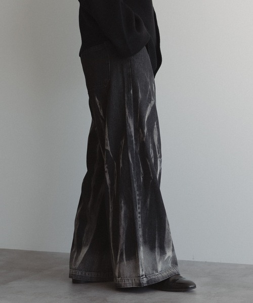 epnok（エプノック）の「アソートデニムワイドパンツ（デニムパンツ・メンズ・ブラック/サックスブルー/チャコールグレー・SMALL/MEDIUM/LARGE）」の6枚目の写真