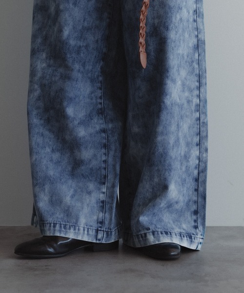 epnok（エプノック）の「アソートデニムワイドパンツ（デニムパンツ・メンズ・ブラック/サックスブルー/チャコールグレー・SMALL/MEDIUM/LARGE）」の16枚目の写真