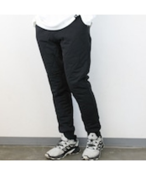 LiSS(リス)の「【LiSS】【定番】ストレッチナイロン キルティングリブパンツ(その他パンツ・メンズ・ブラック・1/2)」の1枚目の写真