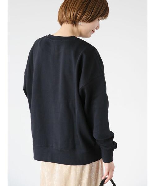 Lugnoncure（ルノンキュール）の「プリント裏毛スウェット（Tシャツ/カットソー・レディース・パープル/オフホワイト/ブラック・F）」の4枚目の写真