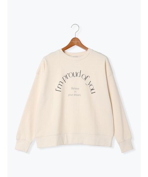 Lugnoncure（ルノンキュール）の「プリント裏毛スウェット（Tシャツ/カットソー・レディース・パープル/オフホワイト/ブラック・F）」の8枚目の写真