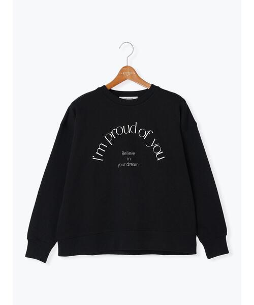 Lugnoncure（ルノンキュール）の「プリント裏毛スウェット（Tシャツ/カットソー・レディース・パープル/オフホワイト/ブラック・F）」の17枚目の写真