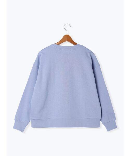 Lugnoncure（ルノンキュール）の「プリント裏毛スウェット（Tシャツ/カットソー・レディース・パープル/オフホワイト/ブラック・F）」の7枚目の写真