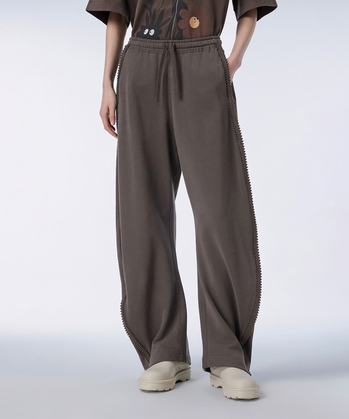JNBY(ジェーエヌビーワイ)の「Drawstring-waist Fringed Banana Trousers(その他パンツ・レディース・ピンク/ブラウン/ブラック・38/36/34)」の2枚目の写真