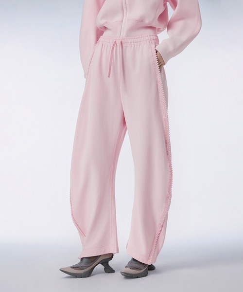 JNBY(ジェーエヌビーワイ)の「Drawstring-waist Fringed Banana Trousers(その他パンツ・レディース・ピンク/ブラウン/ブラック・38/36/34)」の14枚目の写真