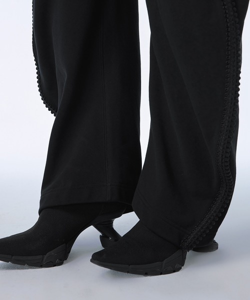 JNBY(ジェーエヌビーワイ)の「Drawstring-waist Fringed Banana Trousers(その他パンツ・レディース・ピンク/ブラウン/ブラック・38/36/34)」の10枚目の写真