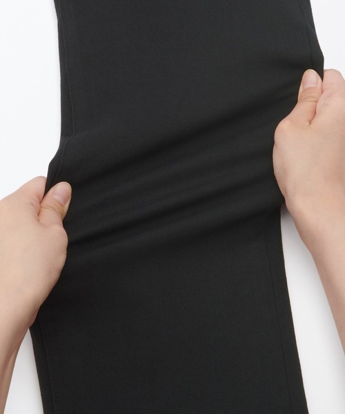 無印良品（ムジルシリョウヒン）の「婦人　縦横ストレッチチノスリムテーパードパンツ　股下７５（チノパンツ・レディース・ダークグリーン/ベージュ/ネイビー/ブラック・XS/XL/L/M/S）」の13枚目の写真