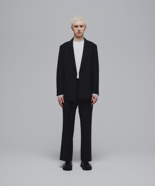 tk.TAKEO KIKUCHI（ティーケータケオキクチ）の「◆Stadt cloth ダブルジャケット（セットアップ対応）（テーラードジャケット・メンズ・ダークグレー/ブラック/ダークブラウン・01/02/03）」の11枚目の写真