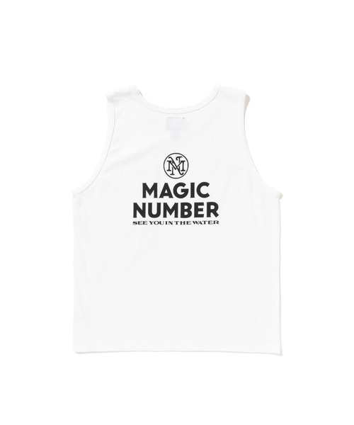 MAGIC NUMBER（マジック ナンバー）の「【MAGIC NUMBER】STOCK LOGO US COTTON TANK（タンクトップ・メンズ・ホワイト/ブラック・MEDIUM/LARGE/X-LARGE）」の12枚目の写真