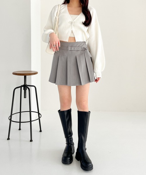 Heather(ヘザー)の「リボンビジューカーディガン 111031(カーディガン/ボレロ・レディース・ブラック/グレー/オフホワイト・FREE)」の17枚目の写真