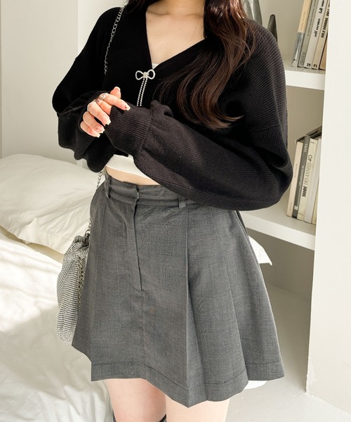 Heather(ヘザー)の「リボンビジューカーディガン 111031(カーディガン/ボレロ・レディース・ブラック/グレー/オフホワイト・FREE)」の20枚目の写真